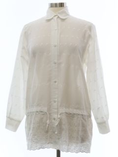 1980's Womens Sheer Shirt