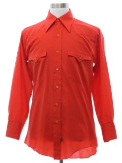 1970's Mens H-Bar-C Western Shirt