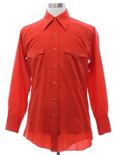 1970's Mens H-Bar-C Western Shirt