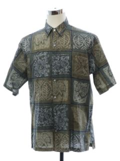 1990's Mens Tori Richard Cotton Lawn Hawaiian Shirt