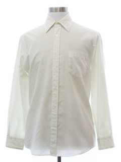 1970's Mens Subtle Print Shirt