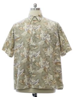 1990's Mens Pierre Cardin Cotton Hawaiian Shirt