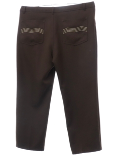 1970's Mens Dark Brown Jeans-Cut Pants