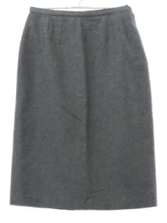 1960's Womens Wool A-line Skirt