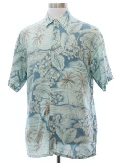 1990's Mens Rayon Hawaiian Shirt