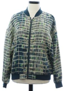 1990's Womens Silk Hip Hop Style Jacket