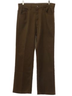 1960's Mens Levis Sta-Prest 517 Hopsack Jeans-Cut Pants