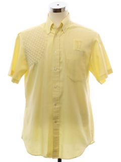 1980's Mens Preppy Hunting Shirt