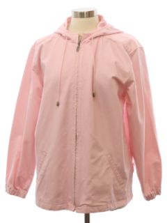 1990's Womens Cotton Zip Hoodie Jacket