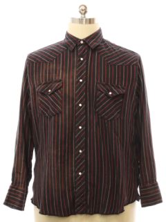 1980's Mens Grunge Western Shirt