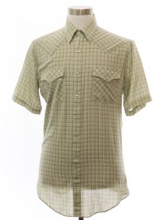 1980's Mens Western Shirt