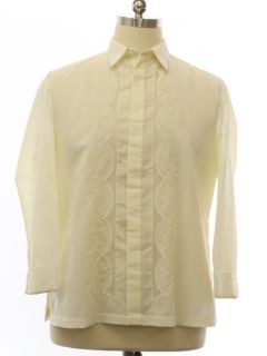 1990's Mens Totally 80s Wedding Shirt