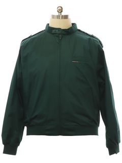 1980's Mens Dark Green Members Only Jacket