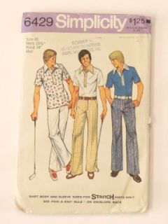 1970's Mens Pattern