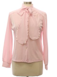 1970's Womens Mod Secretary Shirt