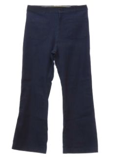 1970's Mens Navy Issue Bellbottom Jeans Pants