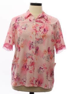 1970's Womens Brady Bunch Style Shirt