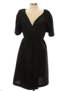 1980's Womens Little Black Dress
