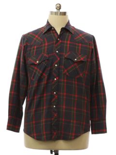 1980's Mens Western Shirt