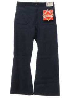 1970's Unisex Navy Issue Bellbottom Jeans Pants