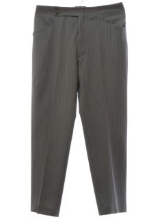 1970's Mens Striped Mod Leisure Pants