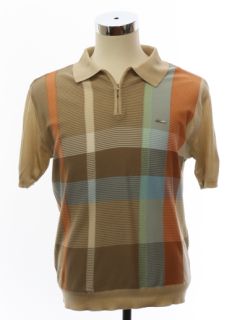 1990's Mens Knit Golf Style Polo Shirt