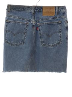 1990's Womens Levis 517 Denim Jeans Mini Skirt