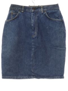 1980's Womens Levis Denim Jeans Skirt