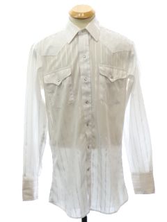 1980's Mens Western Style Shirt