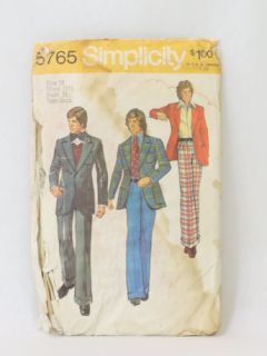 1970's Mens Sewing Pattern