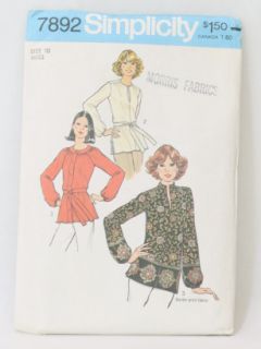 1970's Womens Sewing Pattern