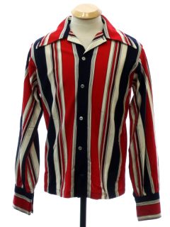 1960's Mens Mod Knit Shirt