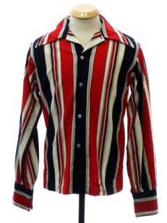 1960's Mens Mod Knit Shirt