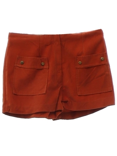 1960's Womens or Girls Mod Hot Pants Ultra Suede Short Shorts