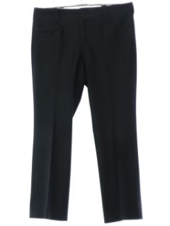 1980's Mens Black Flared Western Style Leisure Pants