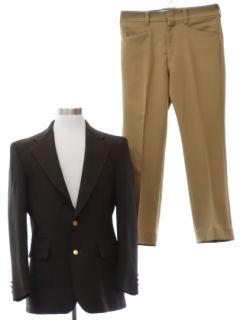 1970's Mens Combo Disco Suit