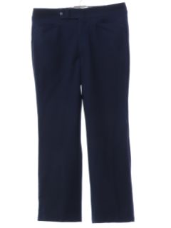 1970's Mens Dark Blue Arnold Palmer Mod Leisure Style Golf Pants