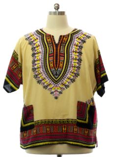 1970's Mens Dashiki Shirt