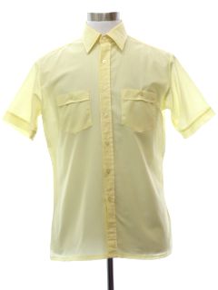 1980's Mens Sheer Sport Shirt