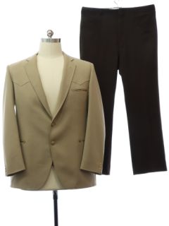 1970's Mens Combo Western Style Disco Suit