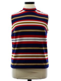 1960's Womens Mod Carol Brent Knit Shirt