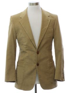 1980's Mens Corduory Blazer Sport Coat Jacket