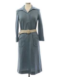 1970's Womens Wool Dress