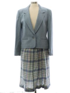 1980's Womens Wool Suit
