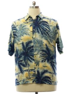 1990's Mens Rayon Hawaiian Shirt