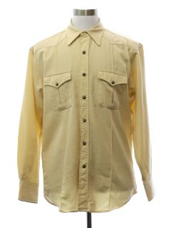 1990's Mens Pendleton Wool Gabardine Western Shirt