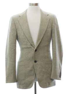 1970's Mens Wool Blazer Style Sport Coat Jacket