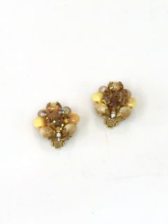 1960's Womens Accessories - Clip on Earrings
