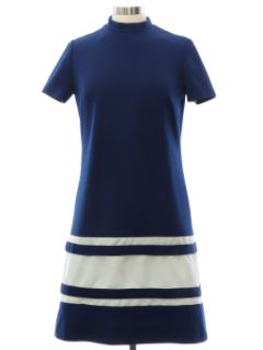 1960's Womens Mod Knit Dress