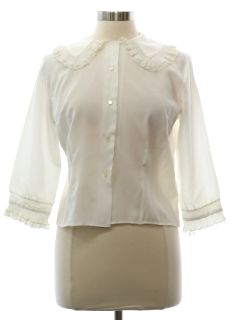 1960's Womens Mod Secretary Shirt